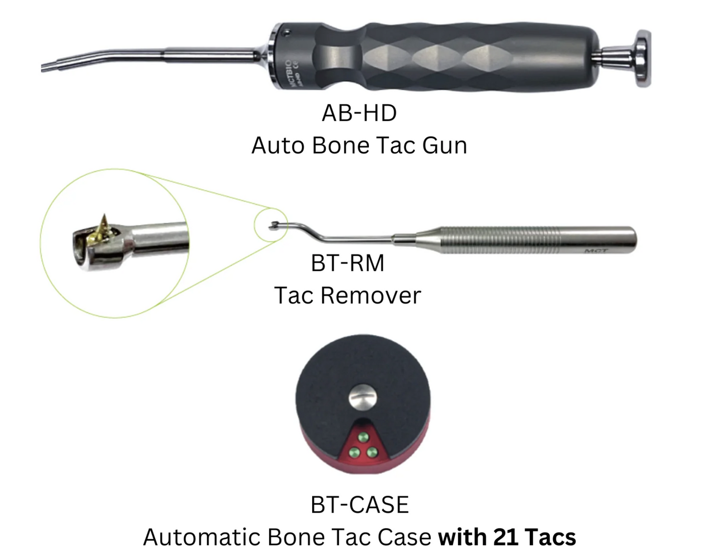 Automatic Mini bone Tack Set